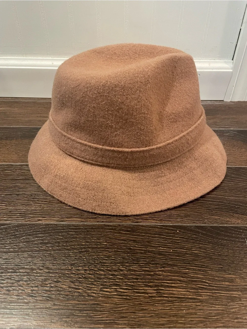 Kangol Wool Gaffer Trilby Fedora Hat Old Money Vintage Unisex in Tan XXL